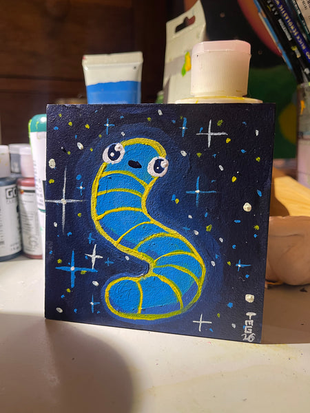 Blue & Yellow Worm