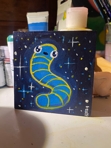 Blue & Yellow Worm