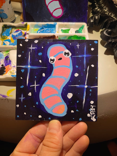 Pink & Blue Worm