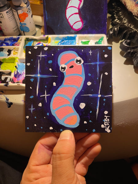 Pink & Blue Worm