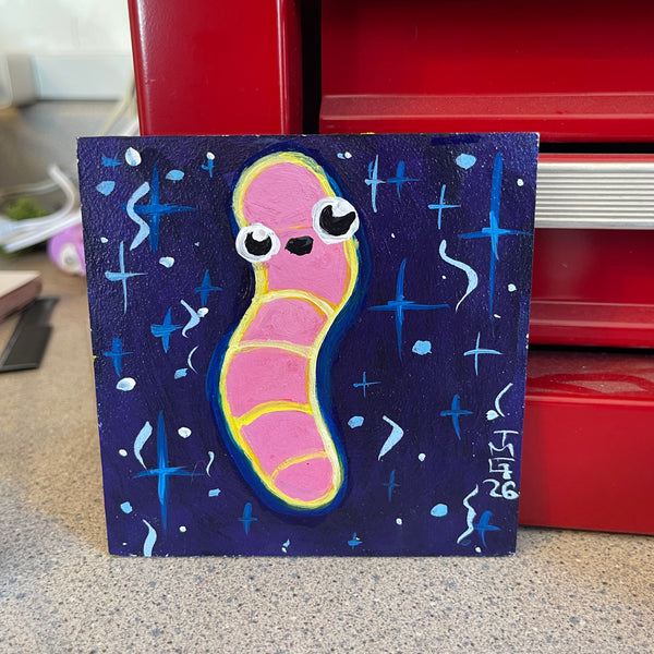 Pink & Yellow Worm
